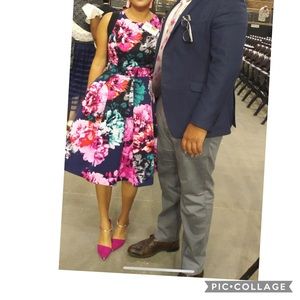 Pink floral dress flower 🌸 🌺